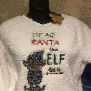 Merry Christmas poof New York new with tags size medium